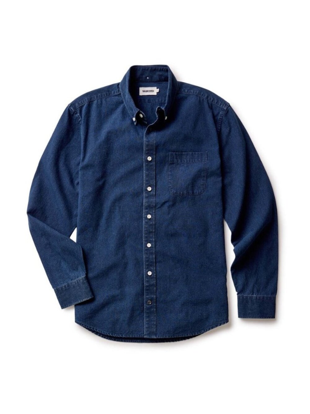 Taylor Stitch The Jack in Rinsed Indigo Oxford Button Down Shirt Med